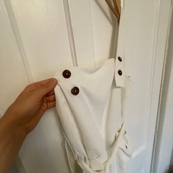 White Topshop jumpsuit romper, size 8 US - Picture 13 of 15